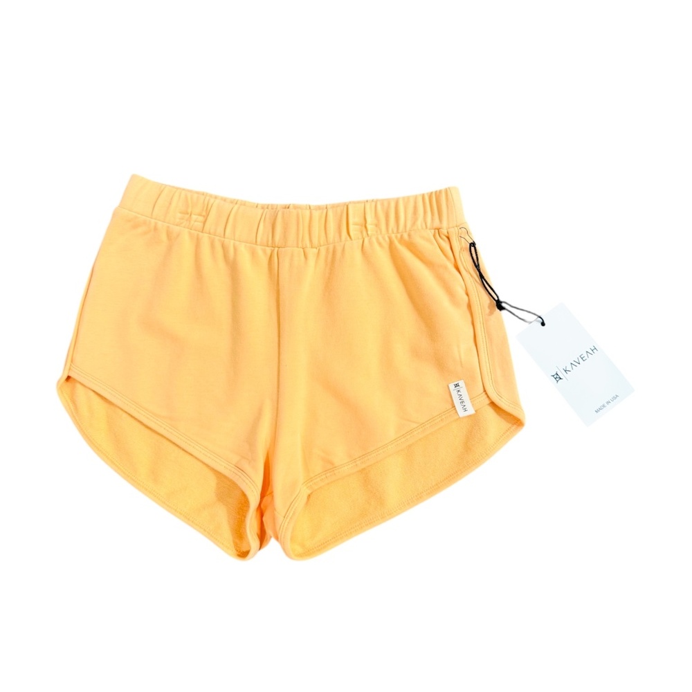 NWT Kaveah Apricot Orange French Terry Shorts